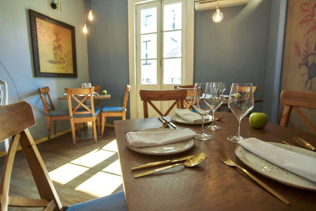 Detalle de tres platos Restaurante-Vinoteca El Pecado Salamanca